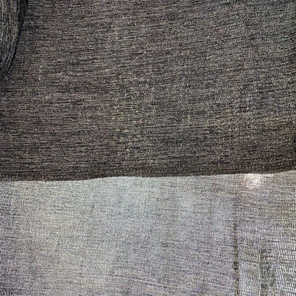 Chico’s Design Heather Gray V-neck Sleeveless Tank Top, 3/16/XL - Picture 2 of 5